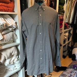 Ralph Lauren Black and White Gingham Shirt